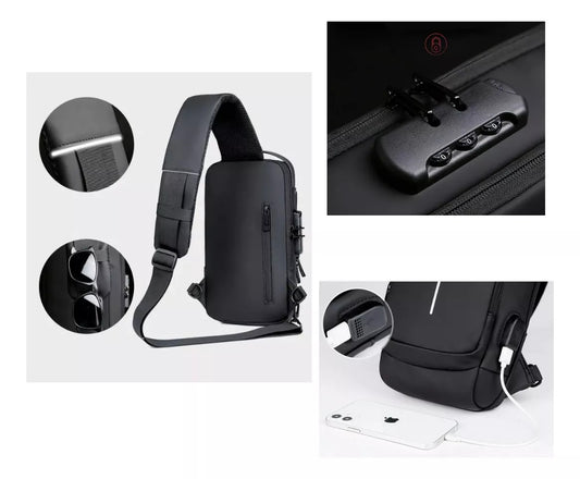 Morral Impermeable Con Clave, Entrada Usb