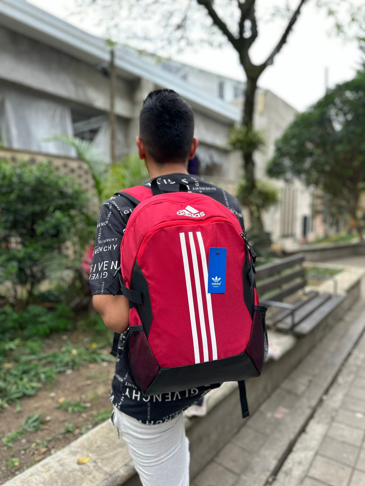 Morral adidas rayas