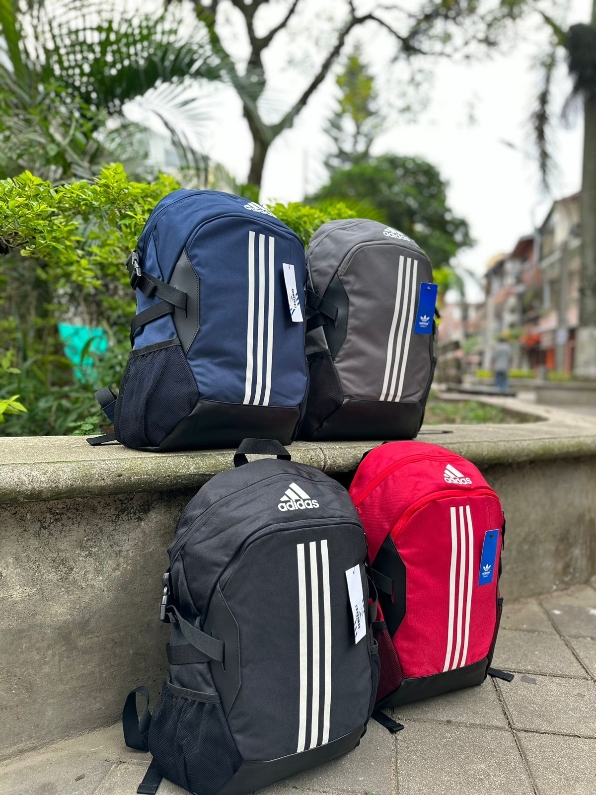 Morral adidas rayas