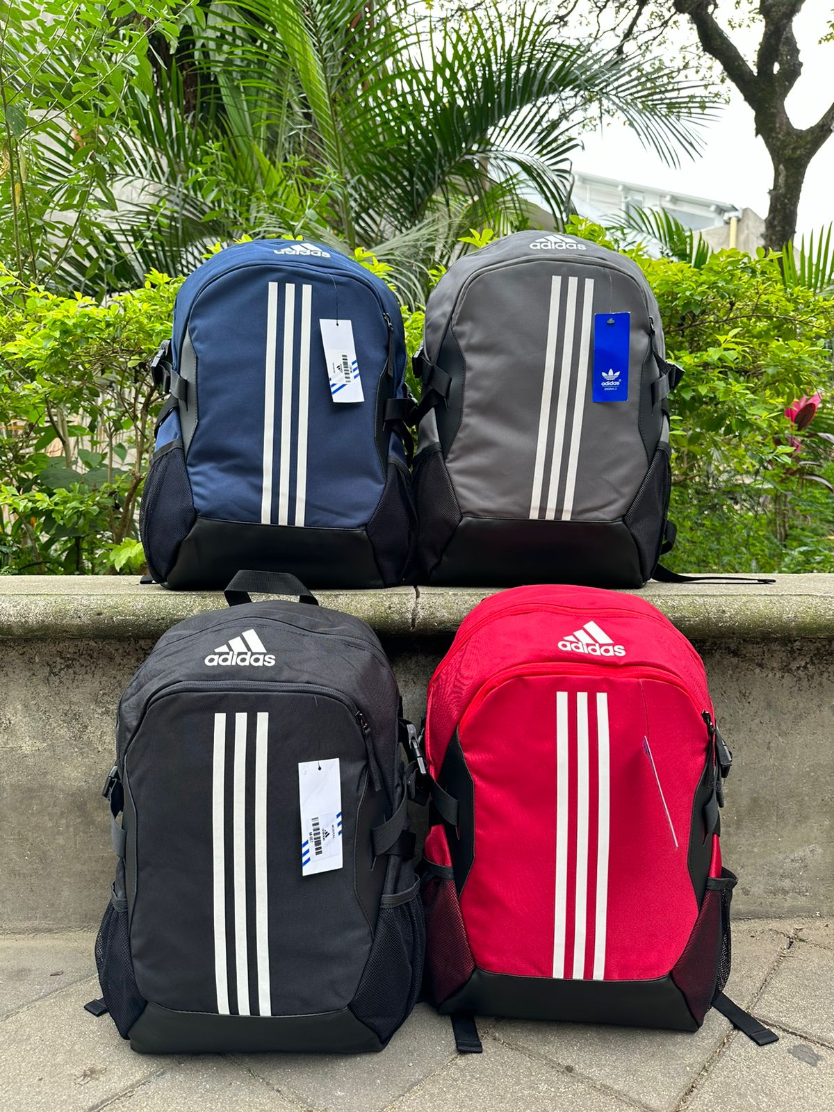 Morral adidas rayas