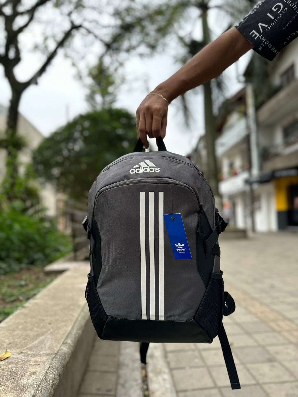 Morral adidas rayas